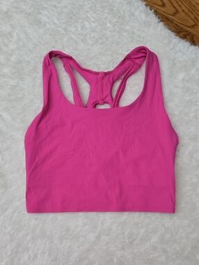 Lululemon Pink Sports Bra, Womens Size 4